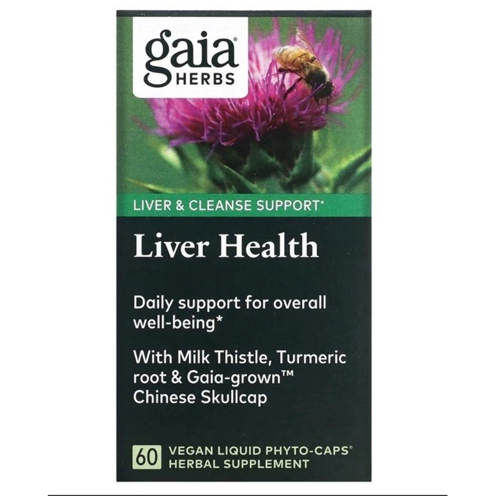 2 X Gaia Herbs, Liver Health, 60 Vegan Liquid Phyto-Caps